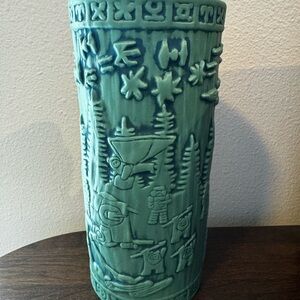 Disney Star Wars Galaxy’s Edge Oga’s Cantina Souvenir Cup | Teal Ceramic | HTF